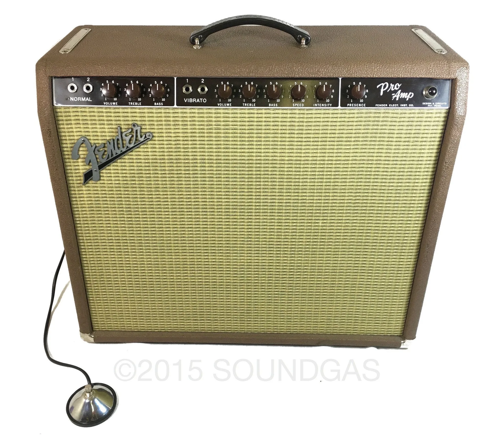 1961 BROWNFACE FENDER PRO AMP