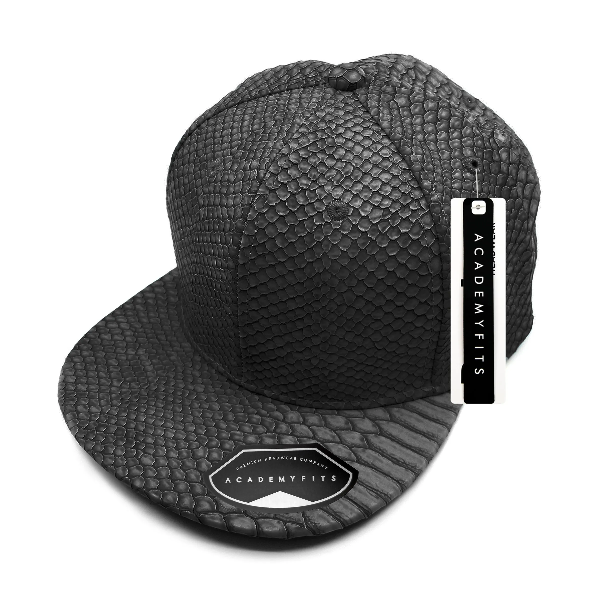 Academy Fits Snakeskin Strapback Hat 4014