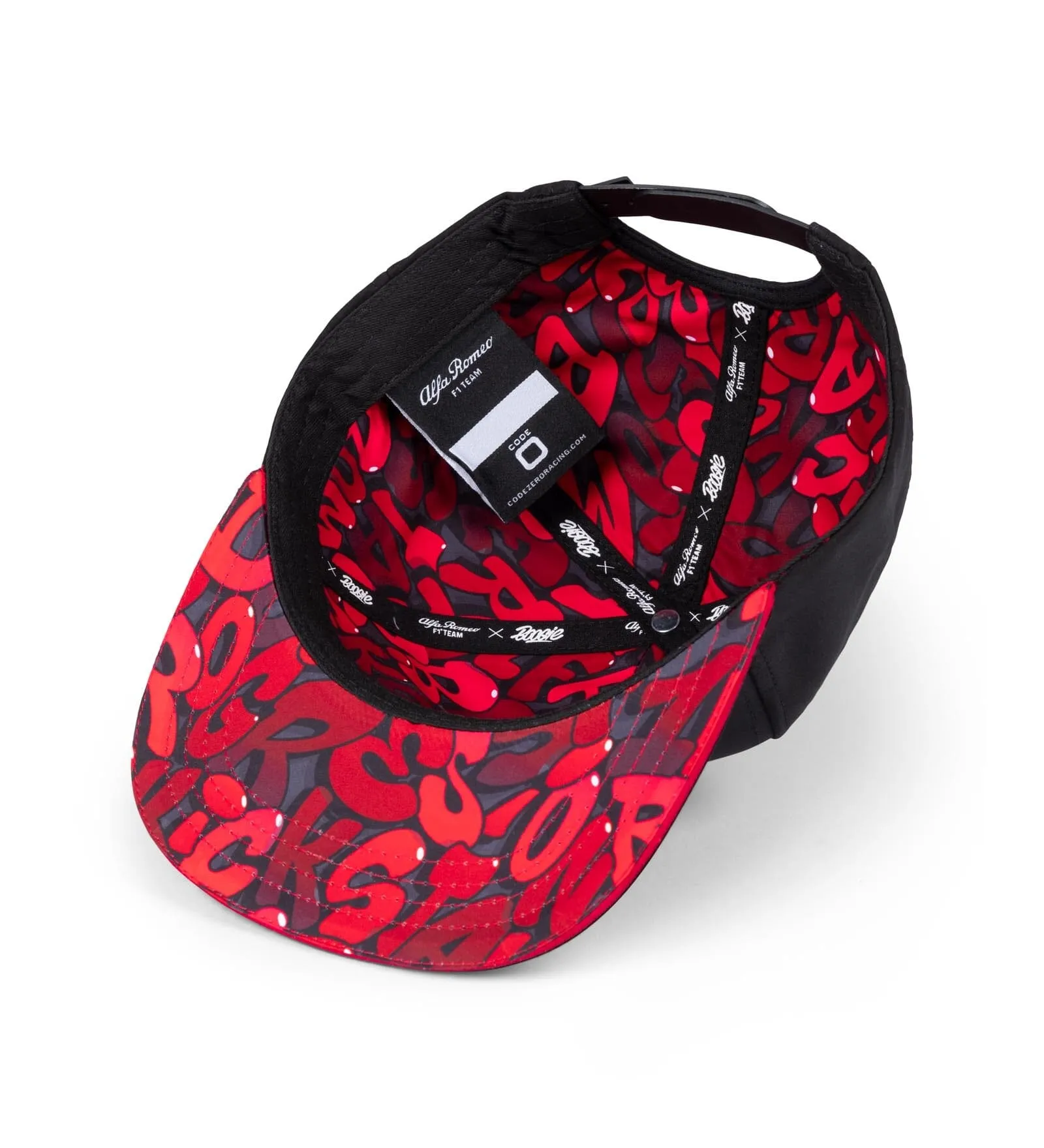 Alfa Romeo Racing F1  Limited Edition Black Hat- Designed by Swiss Graffiti Artist Boogie