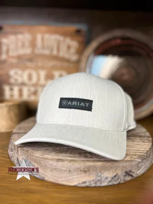 Ariat Logo Flexfit 101 Ball Cap ~ Grey