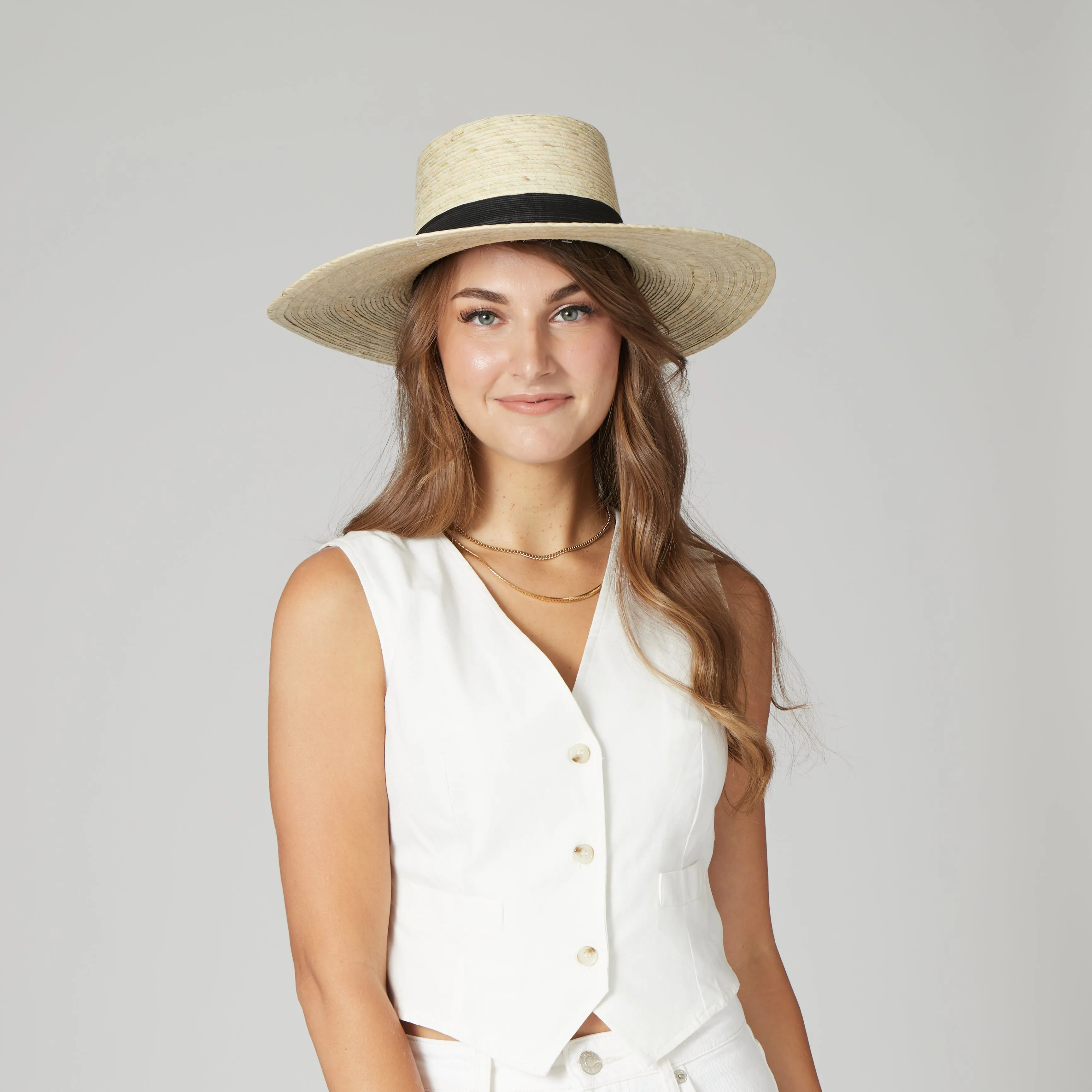 Baile Palm Straw Boater