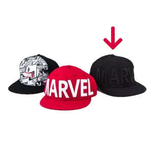 Beast Kingdom Marvel Comics Series: Marvel Logo Snapback Hat (Black)