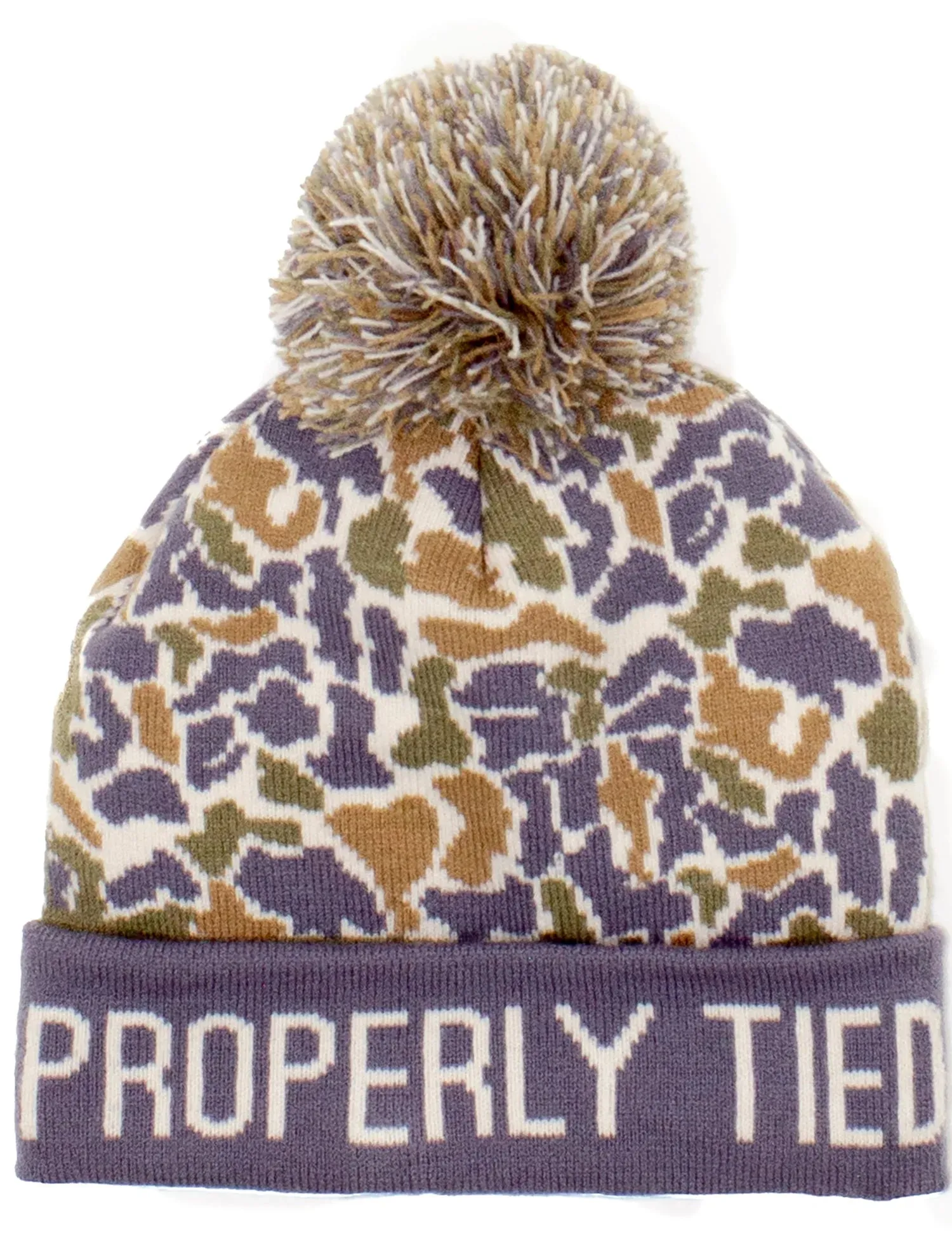 Boys Breck Beanie, Field Camo