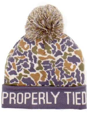 Boys Breck Beanie, Field Camo