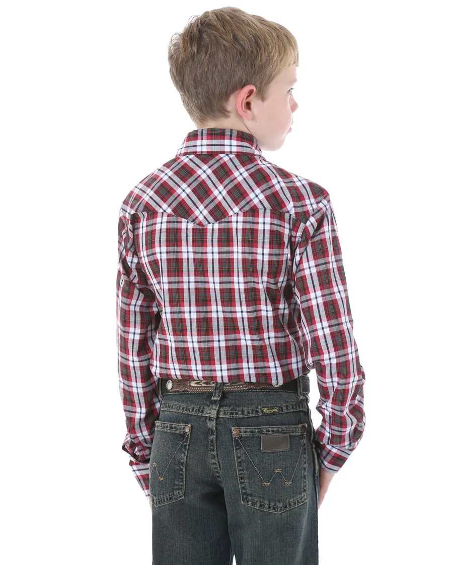 Boys Dress Long Sleeve Western Shirt