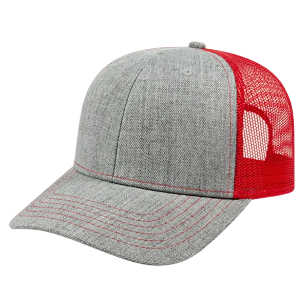 Cap America i3035 - Blended Wool Acrylic with Mesh Back Cap - Blank