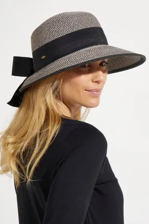 Clara Sun Hat | Black/Ivory