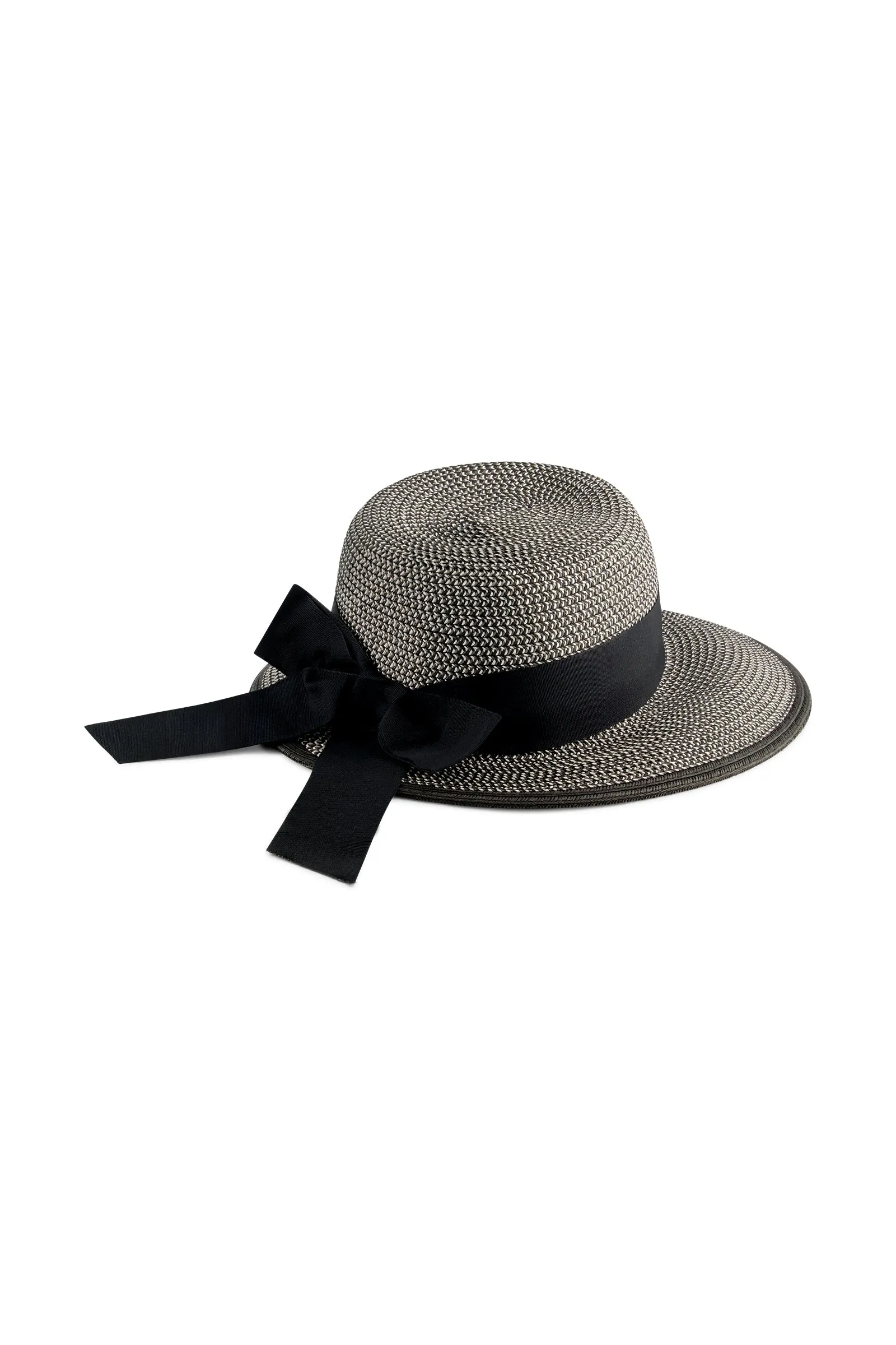 Clara Sun Hat | Black/Ivory