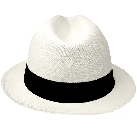 Classic White Borsalino Hat for Men