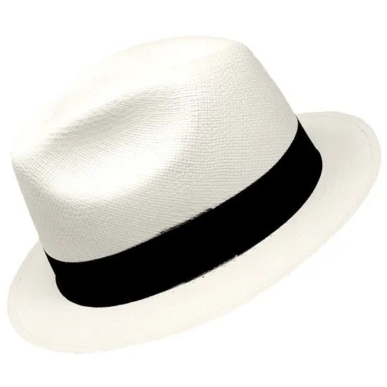 Classic White Borsalino Hat for Men