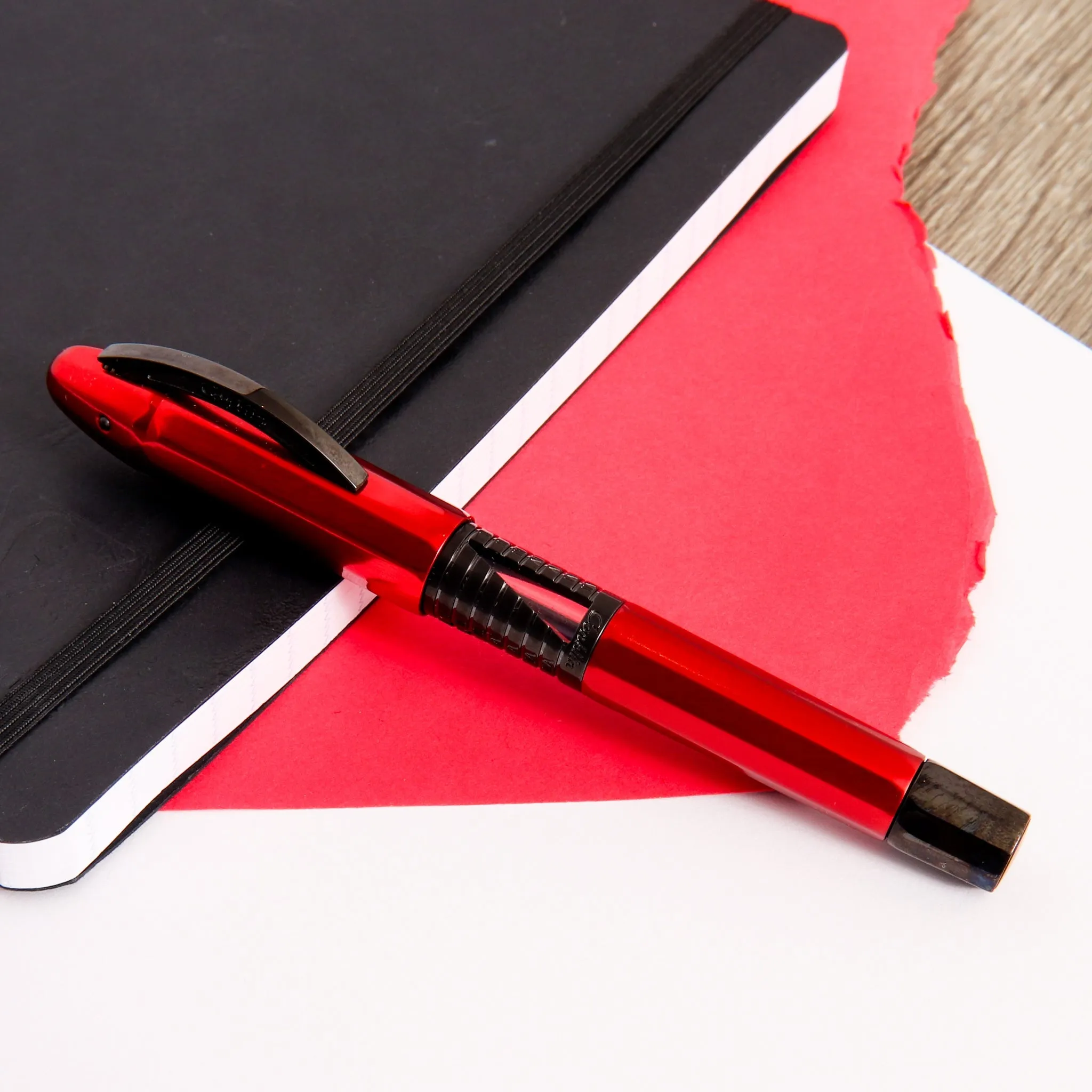 Conklin Nozac Classic 125th Anniversary Red Fountain Pen