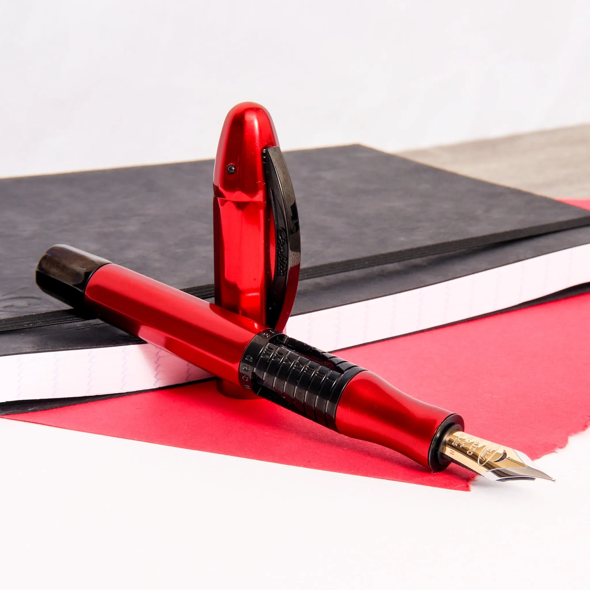 Conklin Nozac Classic 125th Anniversary Red Fountain Pen