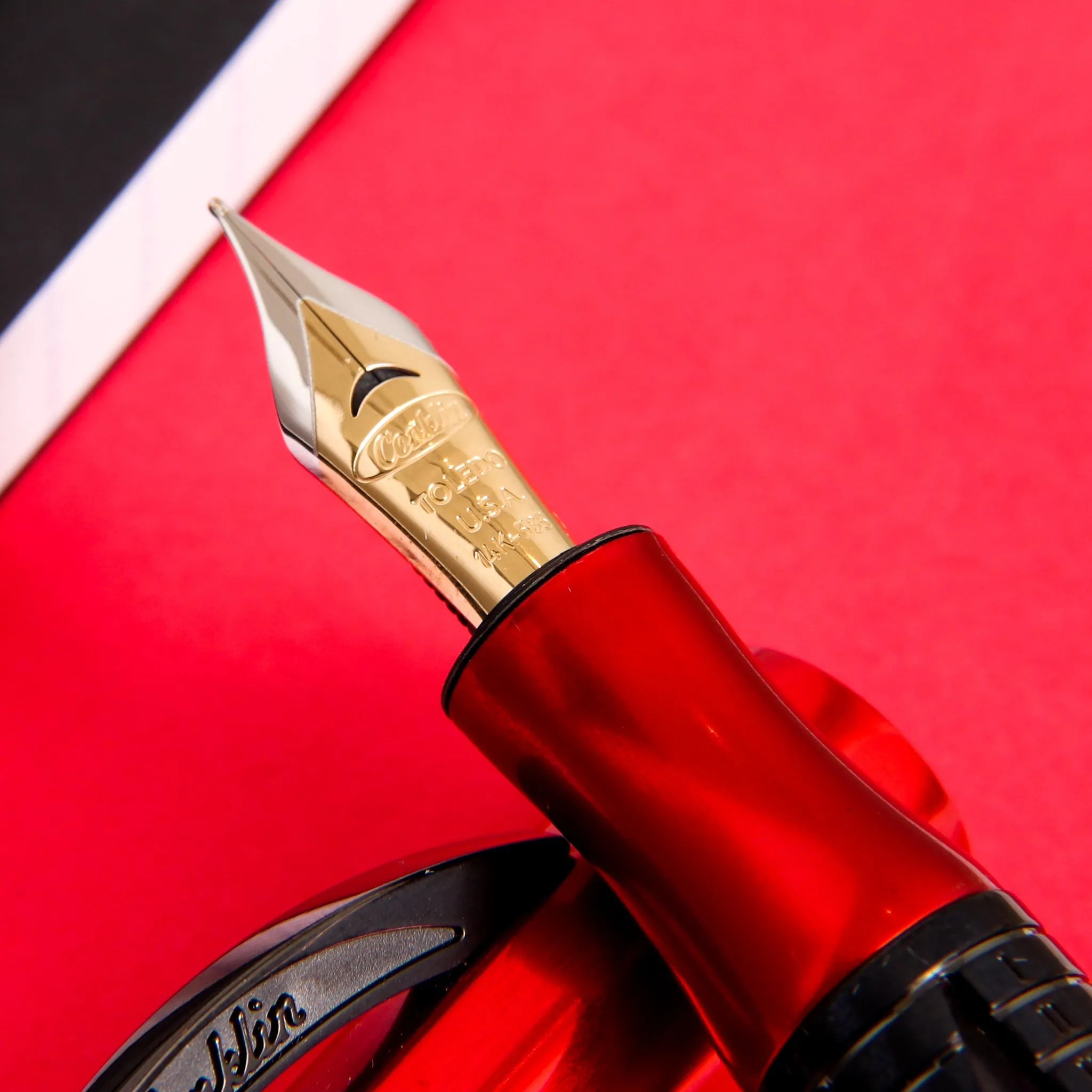 Conklin Nozac Classic 125th Anniversary Red Fountain Pen