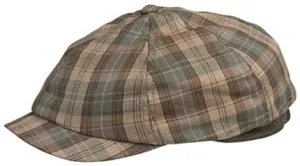 Conner Plaid Poly-Cotton Driving Ivy Cap