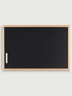 Cork Ethos Chalk Notice Board Wood Frame 60 x 40cm