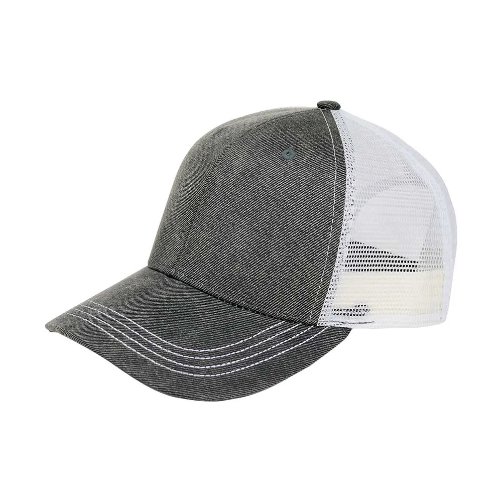 Customized Deluxe Waxed Cotton Trucker Cap