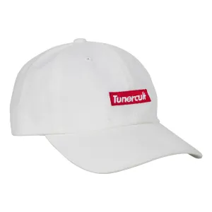 Dad Hat "Red Bar" White