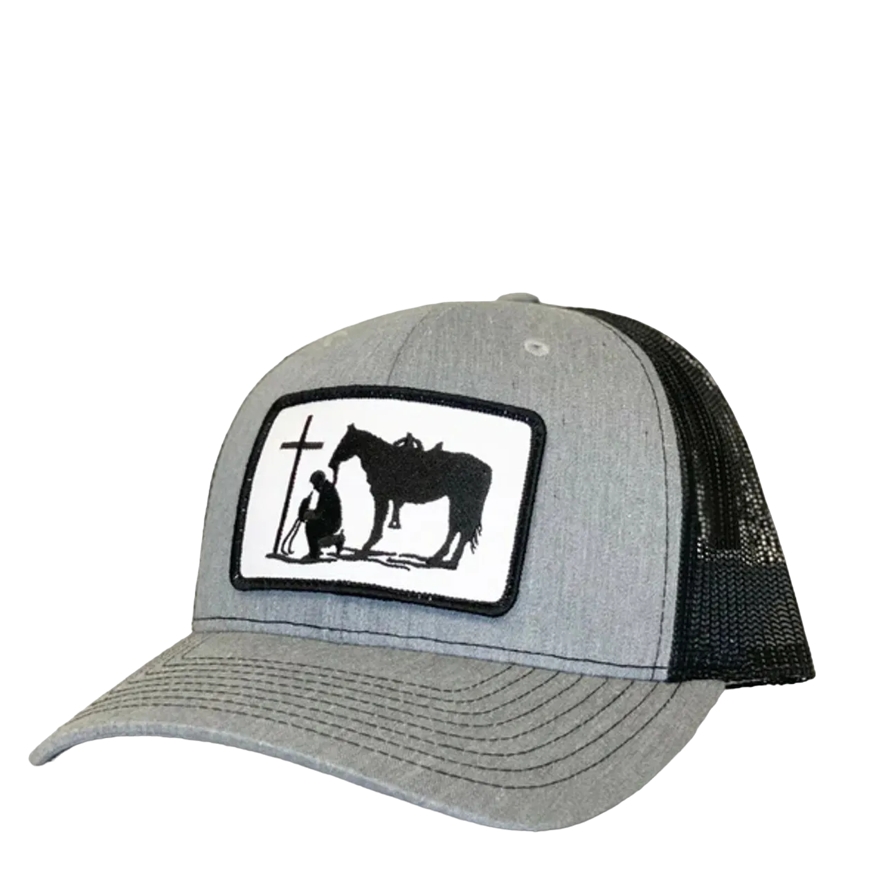 Dally Up Men's Grey Cowboy Praying Cap