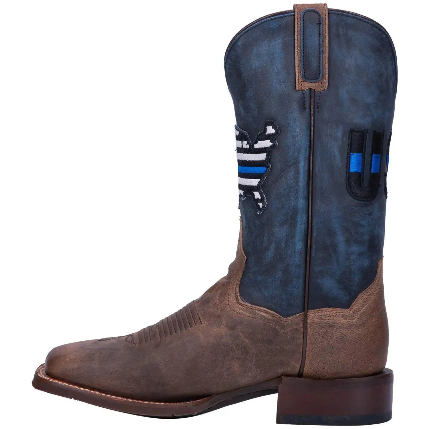 Dan Post Men’s Thin Blue Line Square Toe Boot DP4515