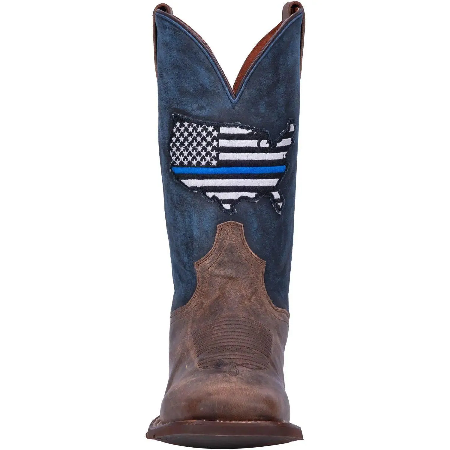 Dan Post Men’s Thin Blue Line Square Toe Boot DP4515