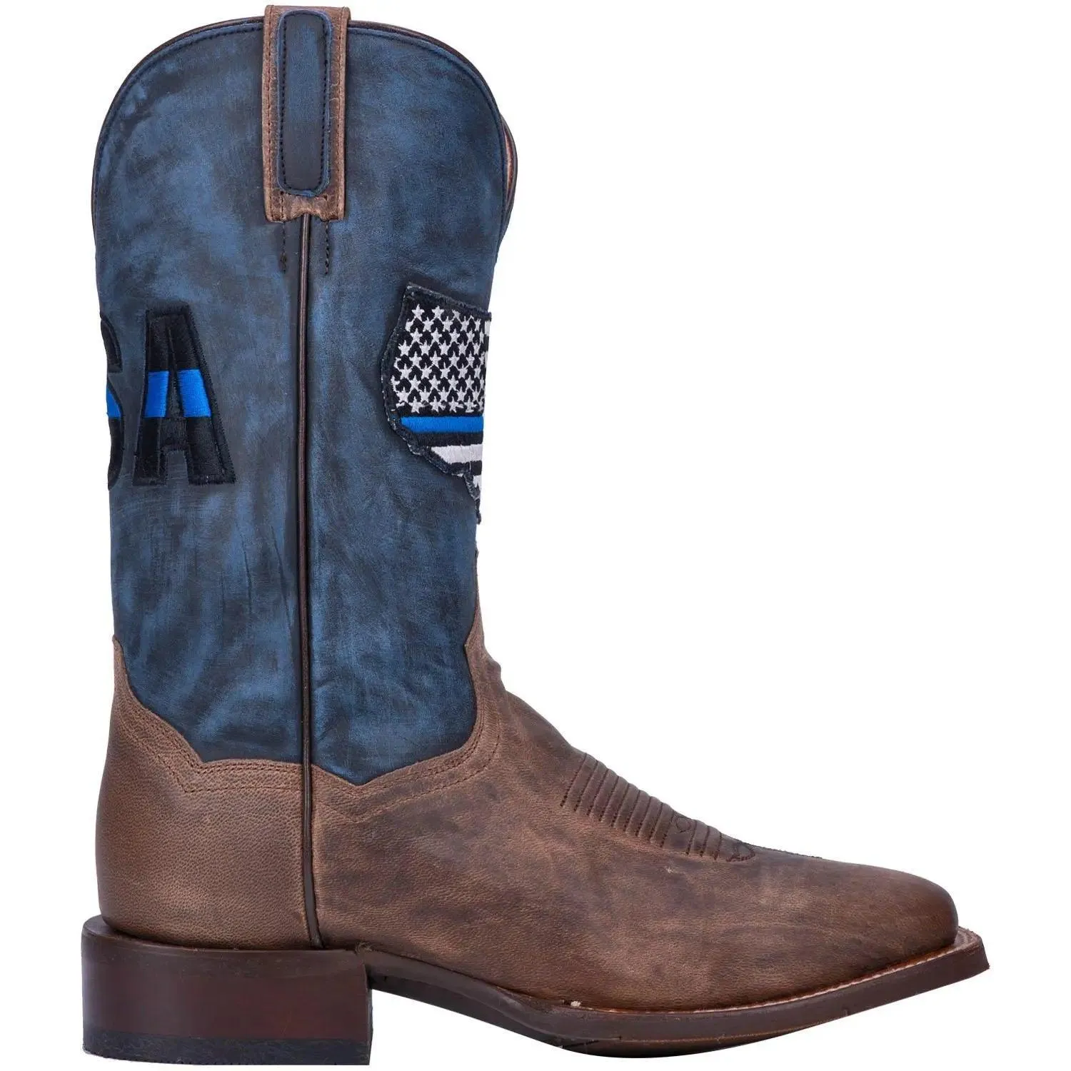 Dan Post Men’s Thin Blue Line Square Toe Boot DP4515