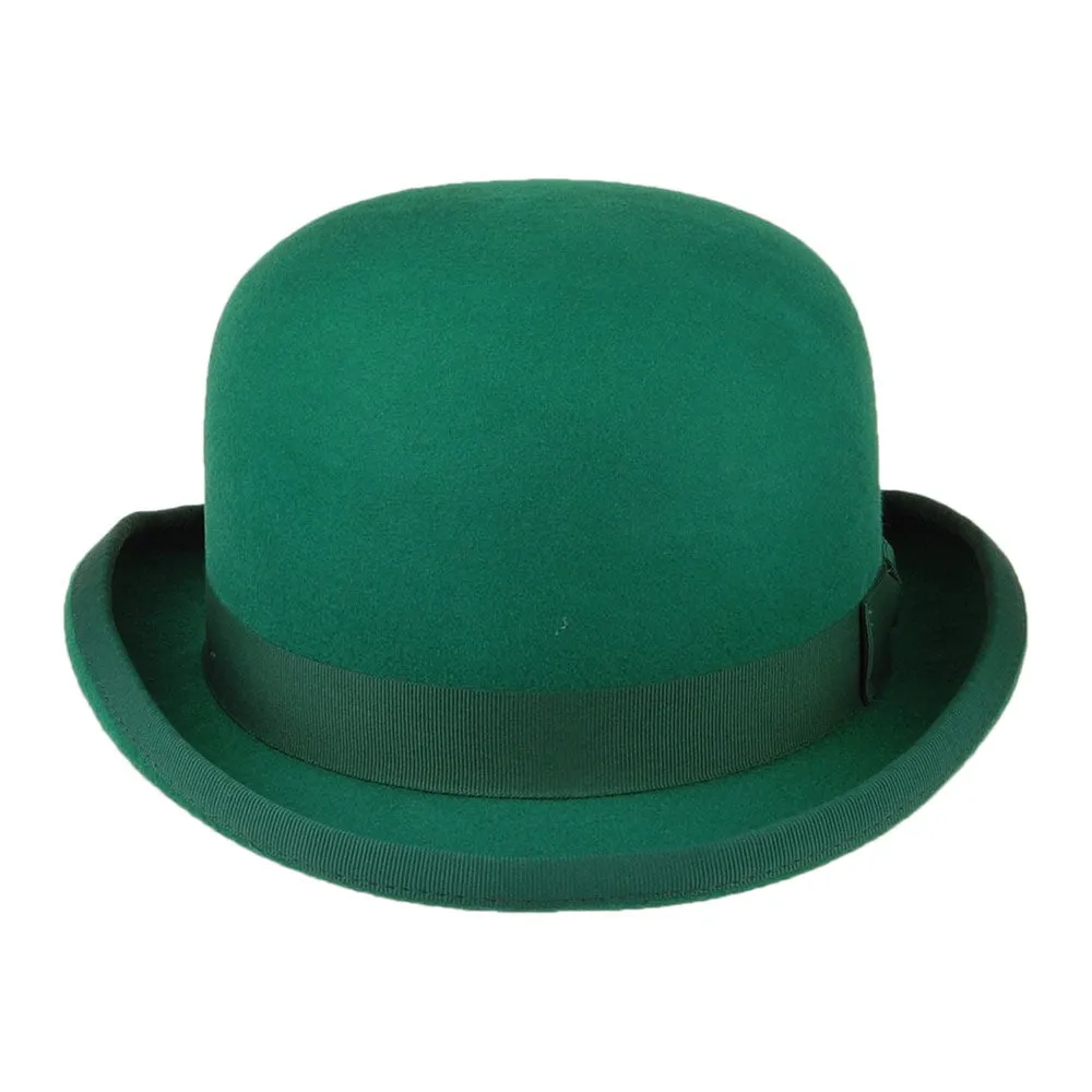 Denton Hats Wool Felt Bowler Hat - Emerald