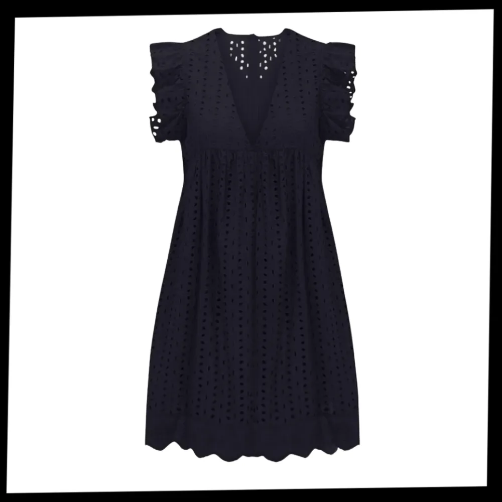 Elegant Broderie Anglaise Dress