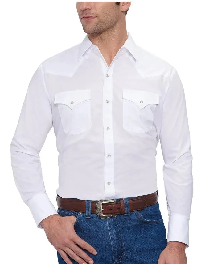 Ely & Walker Classic White Western Shirt 15201905-01