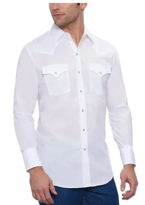 Ely & Walker Classic White Western Shirt 15201905-01