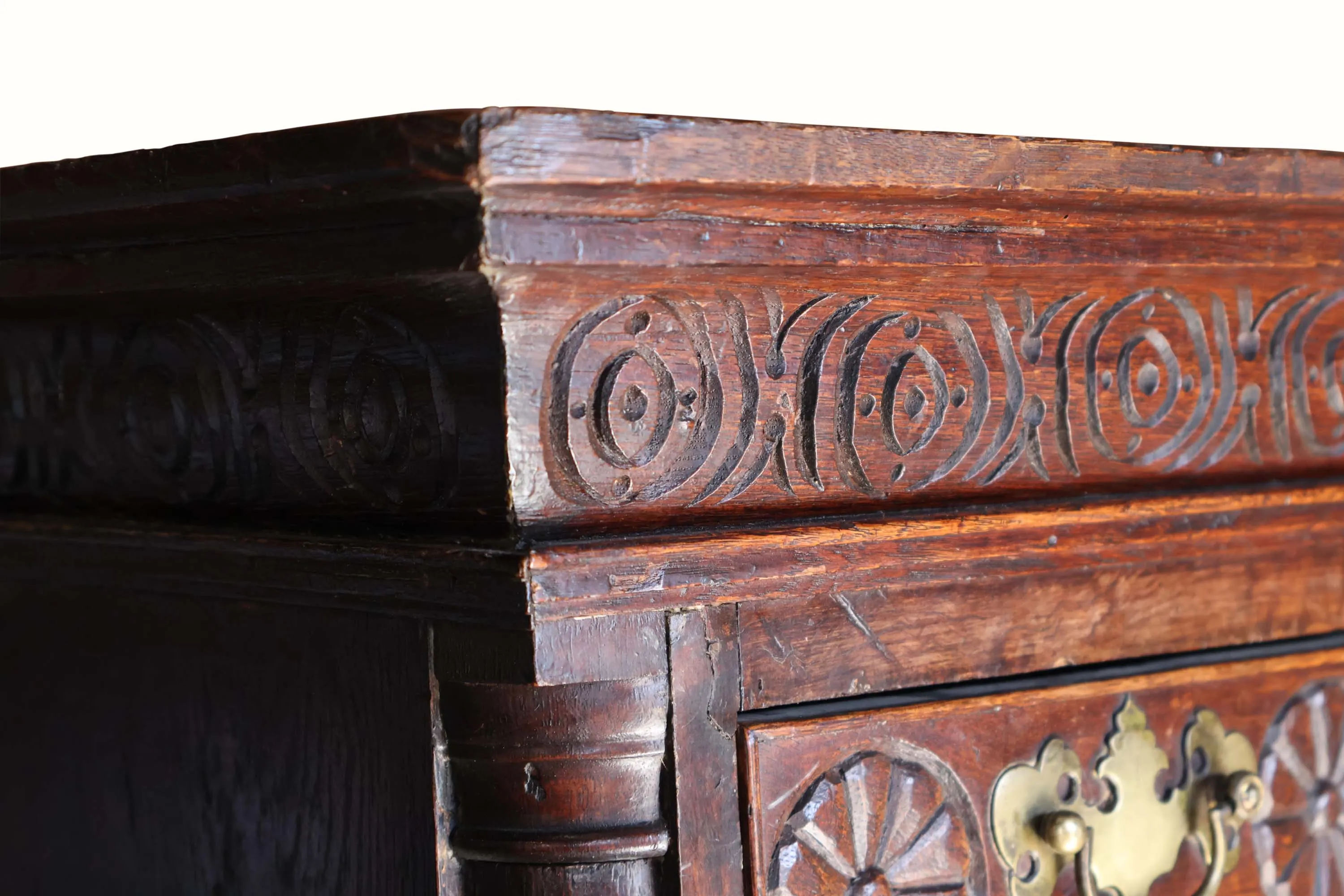 George III Anglo-Indian Oak Bureau