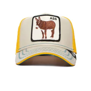 Goorin Bros - Animal Trucker Cap - Ass - "Donkey Hotay" - Khaki/Yellow