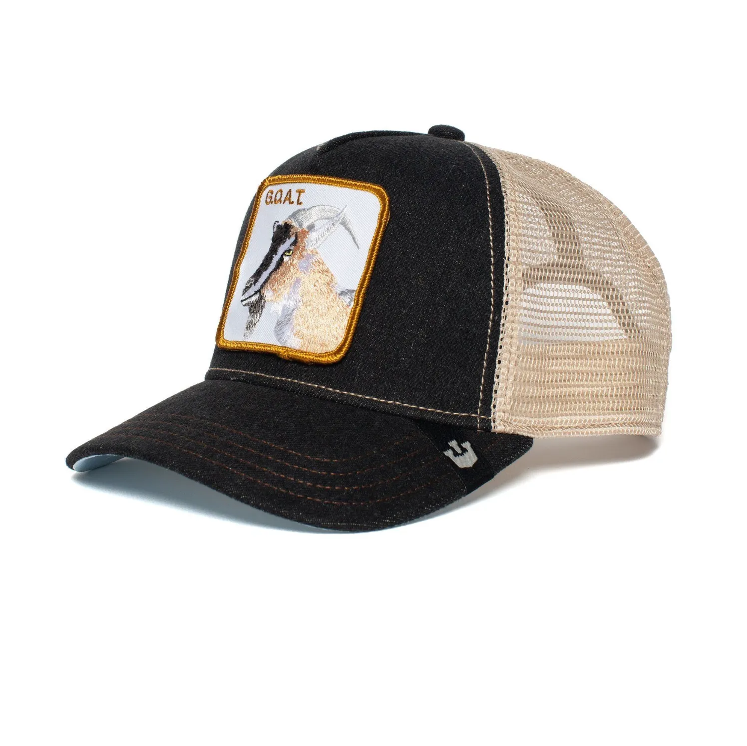 Goorin Bros The GOAT Charcoal Trucker Hat