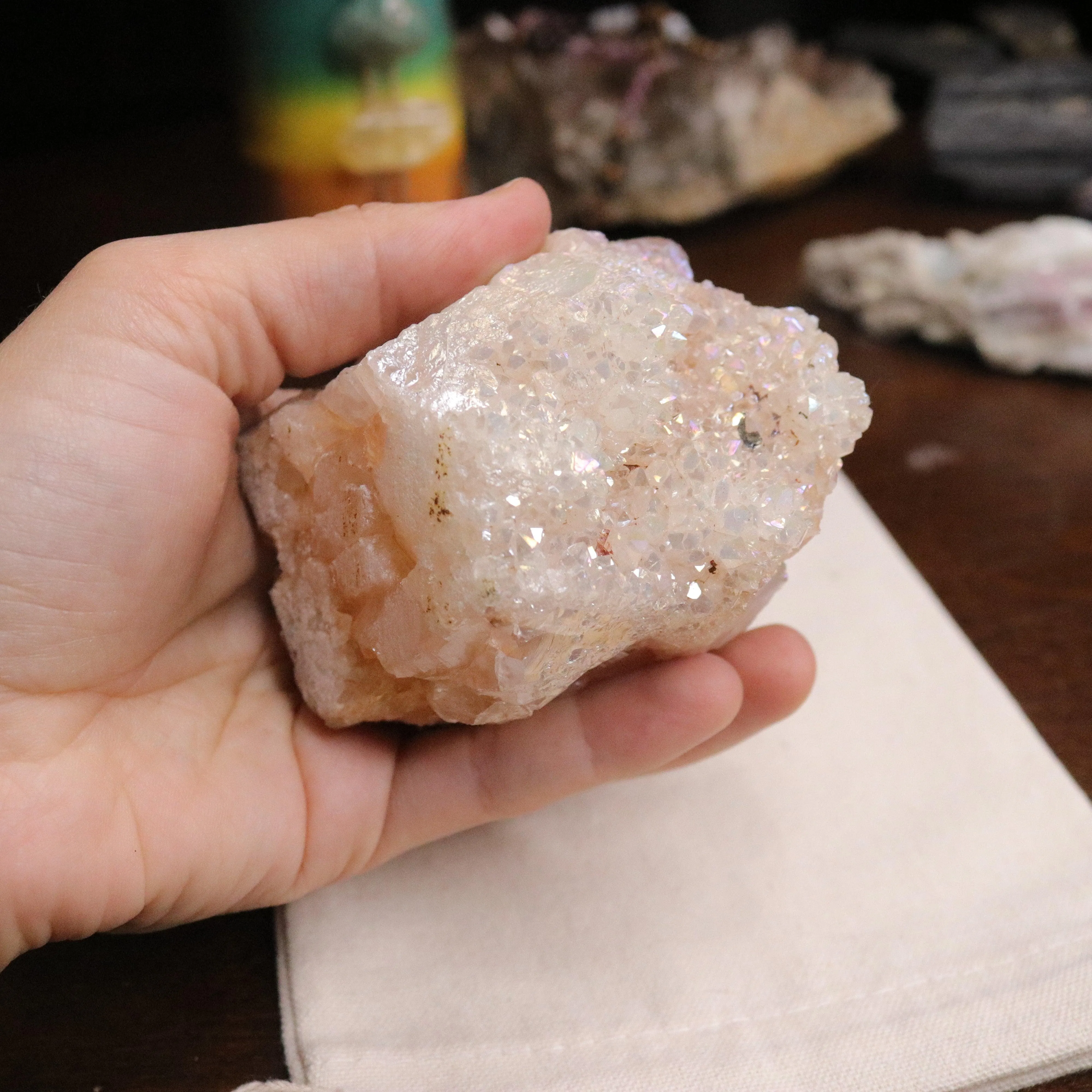 GORGEOUS Chunky Angel Aura Citrine ~ Prosperity, Abundance and Solar Plexus Healing