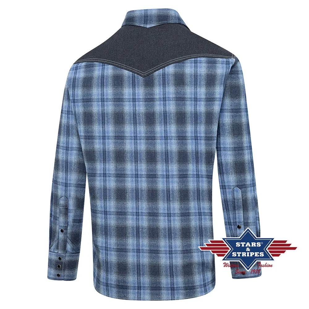 Hank Blue Men's Western Shirt