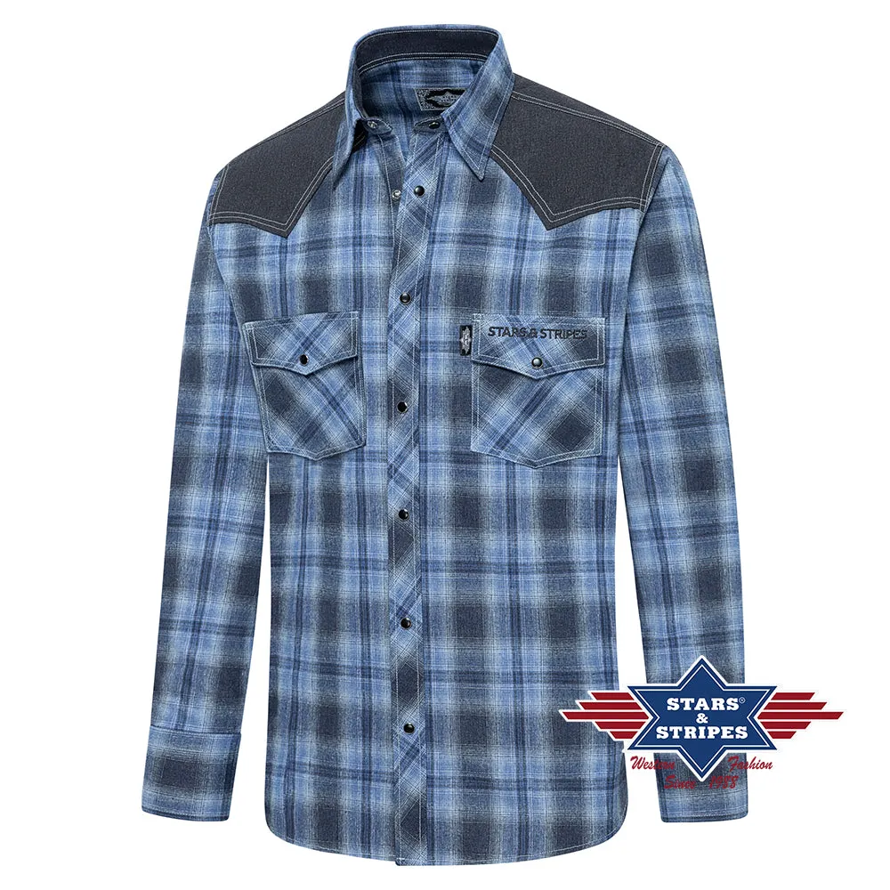 Hank Blue Men's Western Shirt