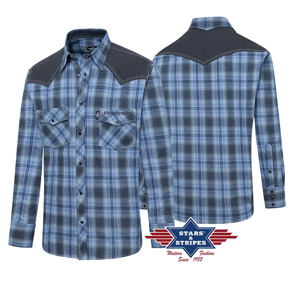 Hank Blue Men's Western Shirt