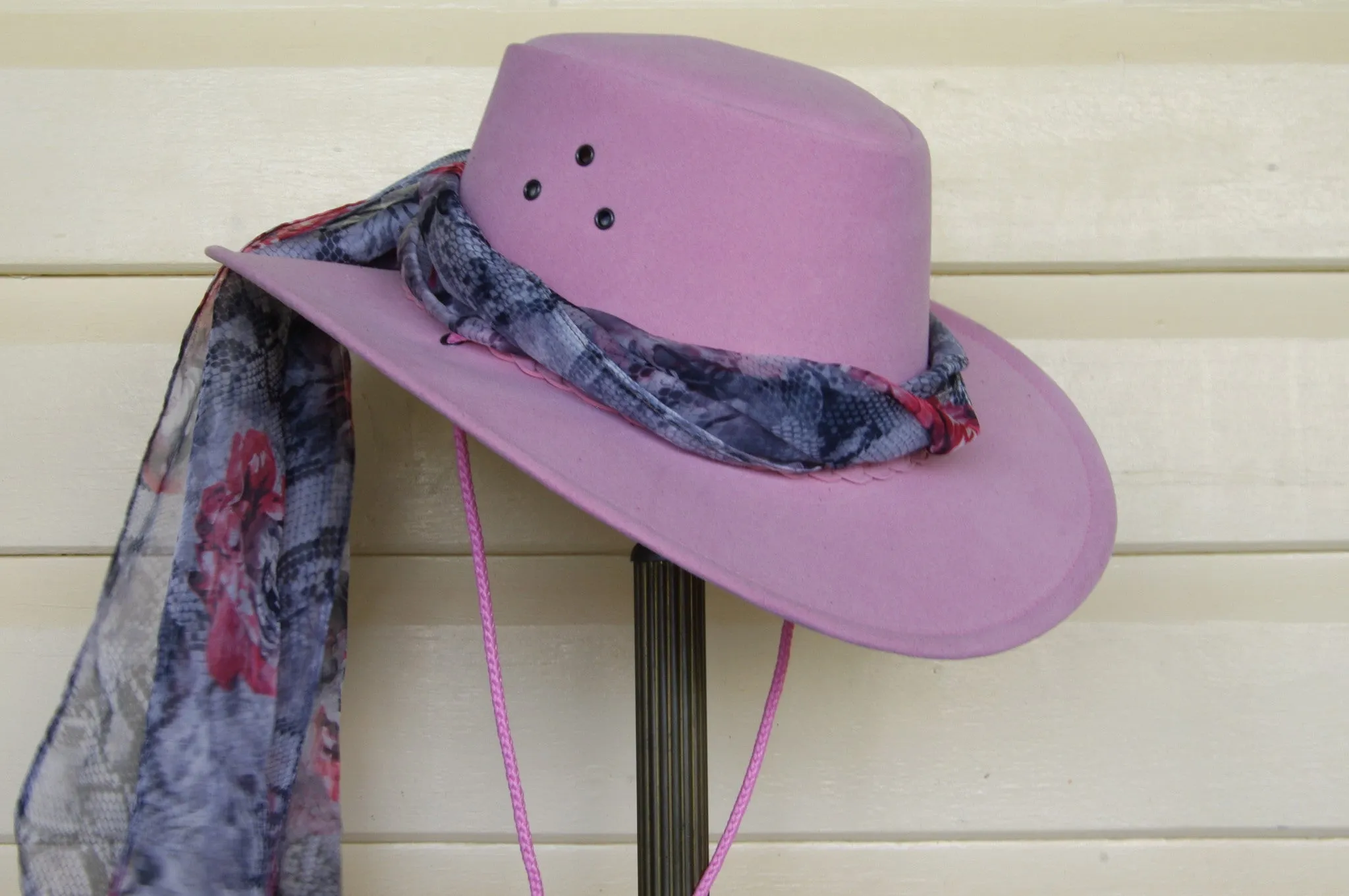 Hat Scarf in Lizard Print