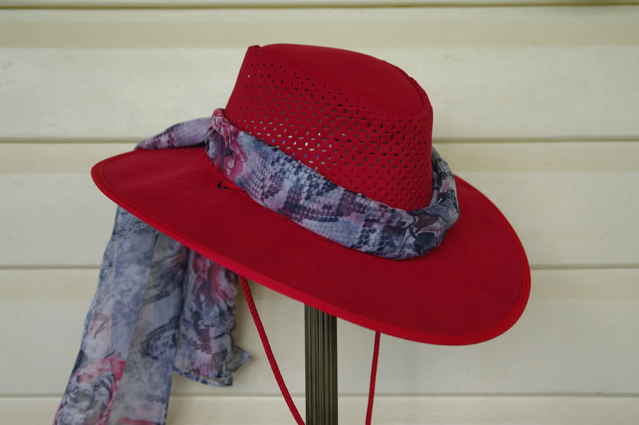 Hat Scarf in Lizard Print