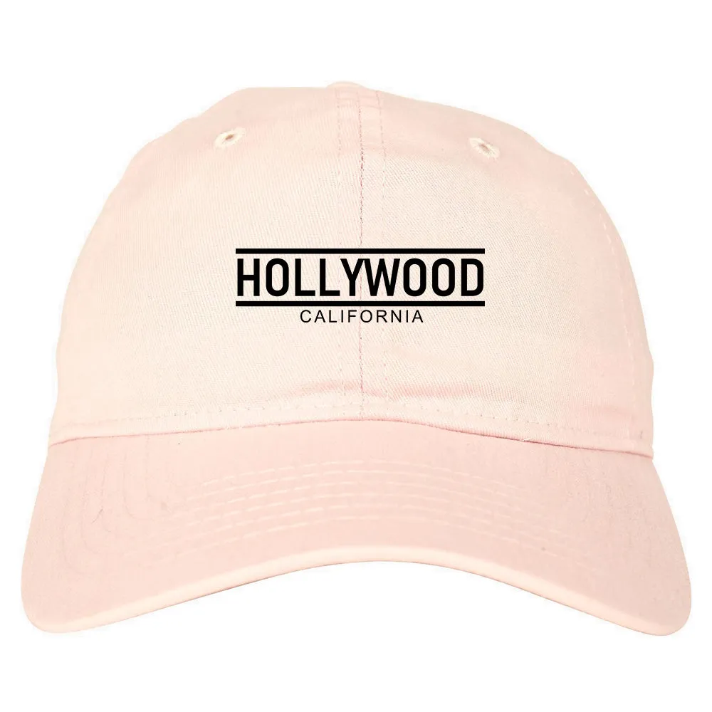 Hollywood California City Lines Mens Dad Hat