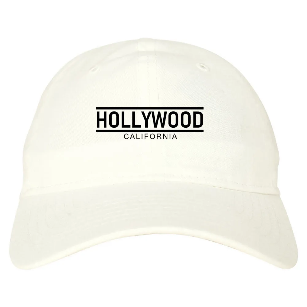 Hollywood California City Lines Mens Dad Hat