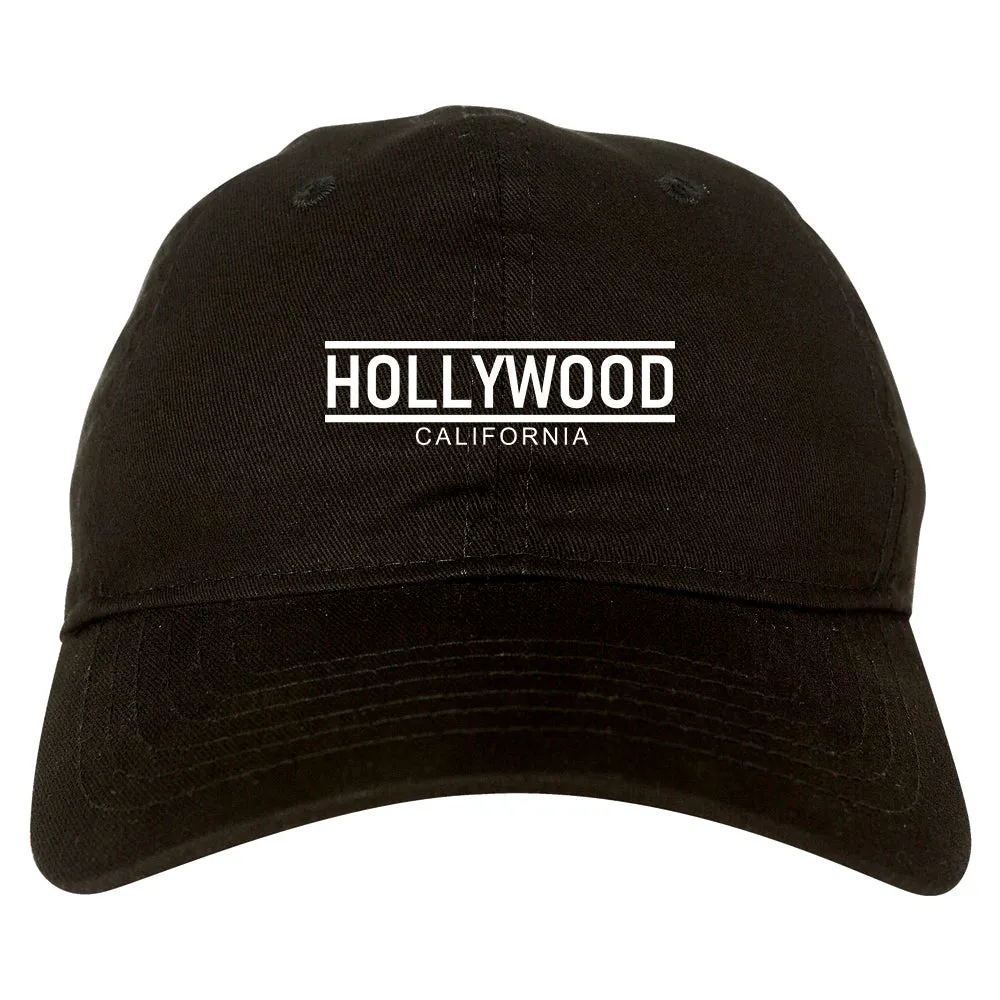 Hollywood California City Lines Mens Dad Hat