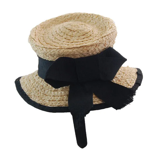 Jeanne Simmons - Mini Boater Fascinator