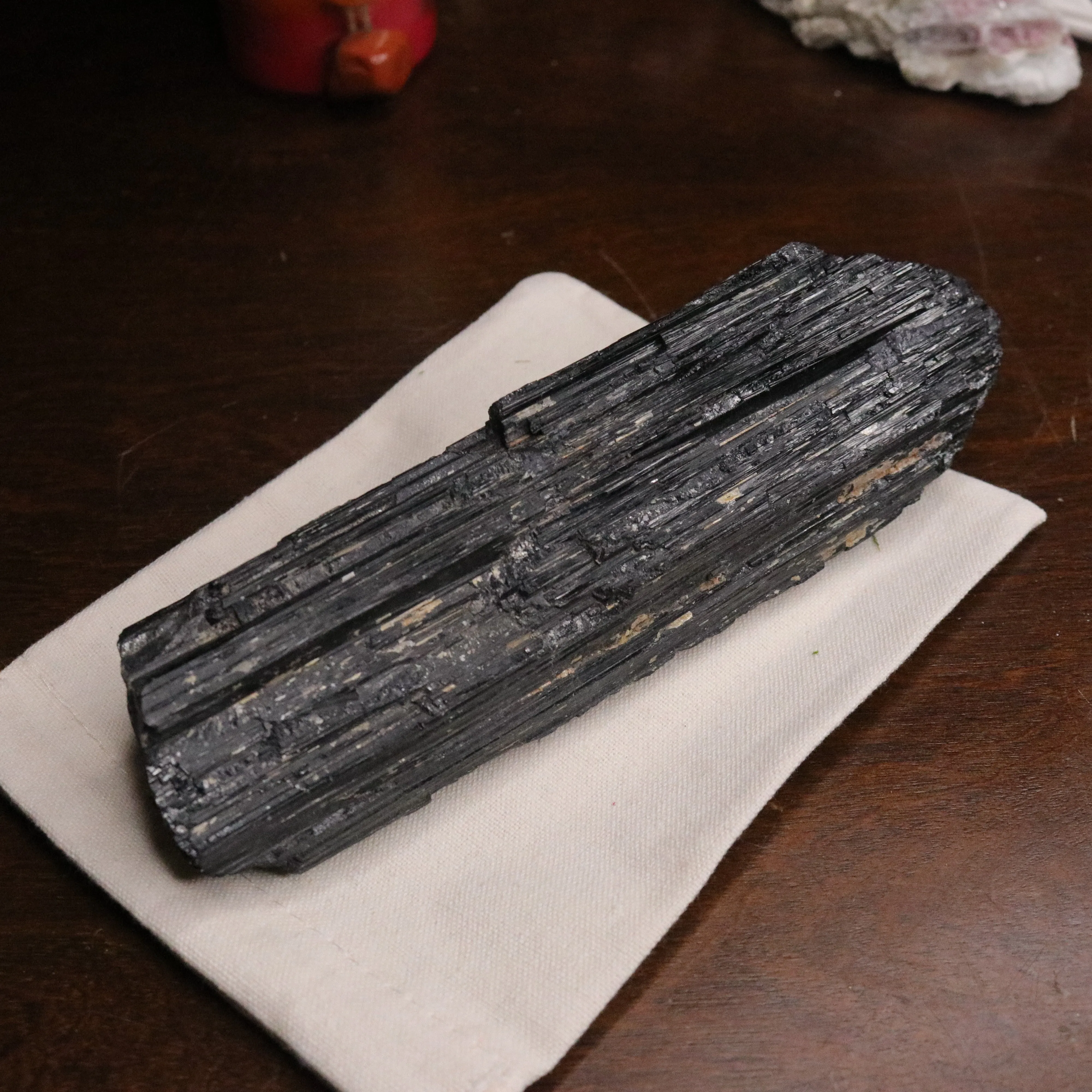 JUMBO Large Black Tourmaline Rod ~Display Specimen~ Protective and Grounding