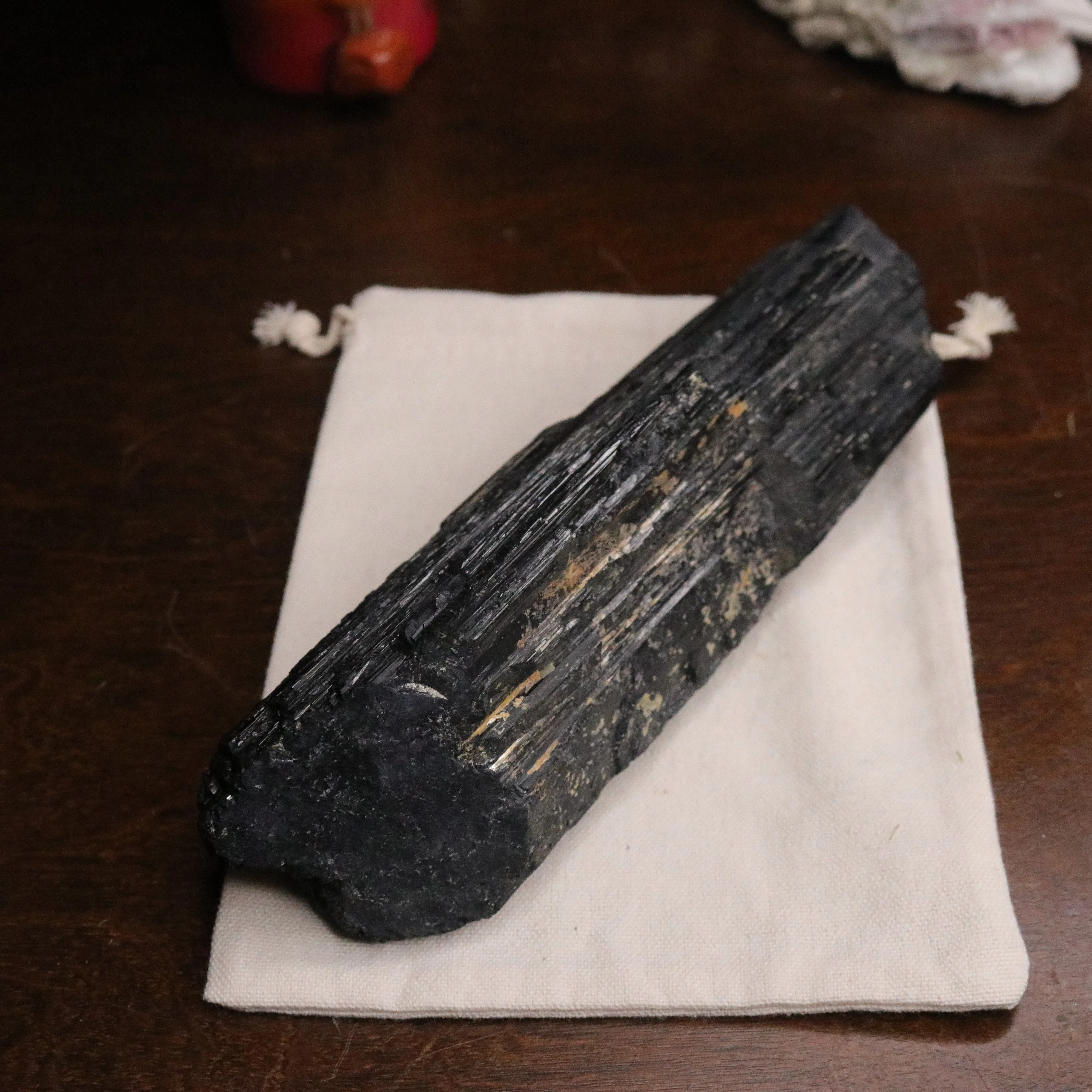 JUMBO Large Black Tourmaline Rod ~Display Specimen~ Protective and Grounding