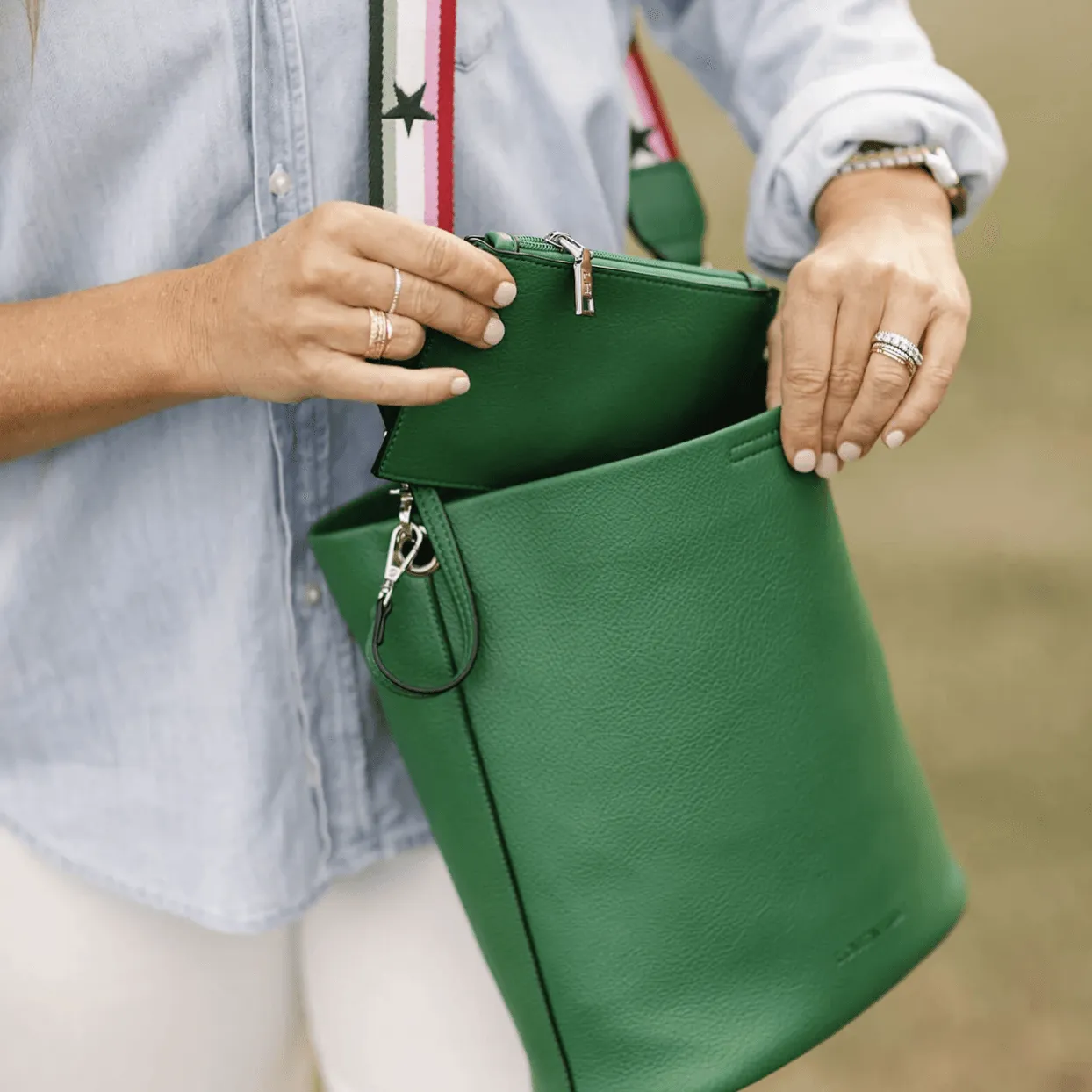 Lucy Shoulder Bag | Green