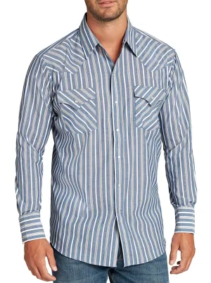 Men's Ely Cattleman Long Sleeve Stripe Western Snap Shirt