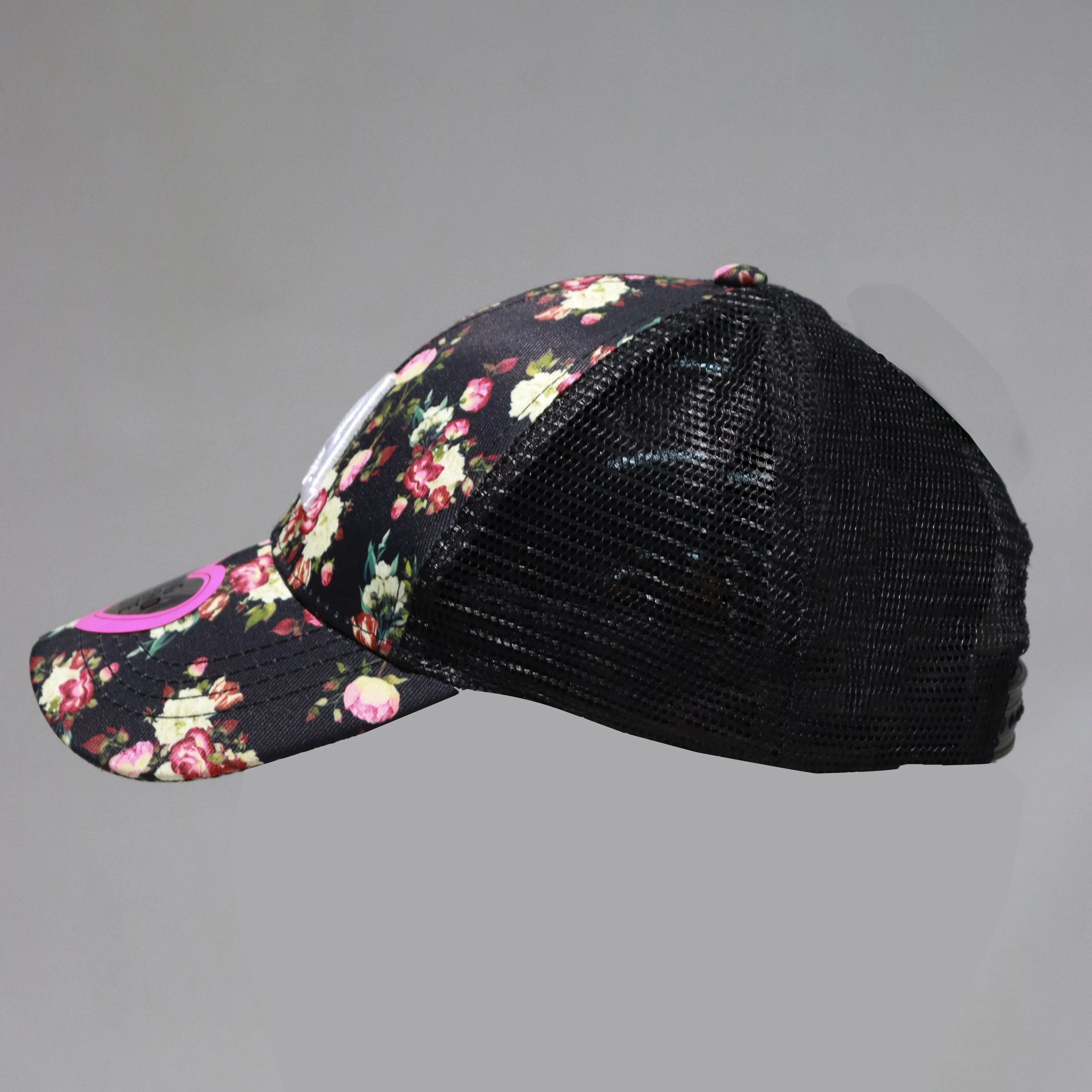 Multi Colour floral printed cap