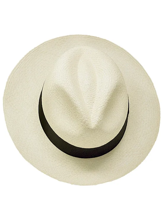 Natural Panama Hat - Roll Up Fedora Hat