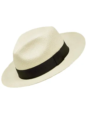 Natural Panama Hat - Roll Up Fedora Hat