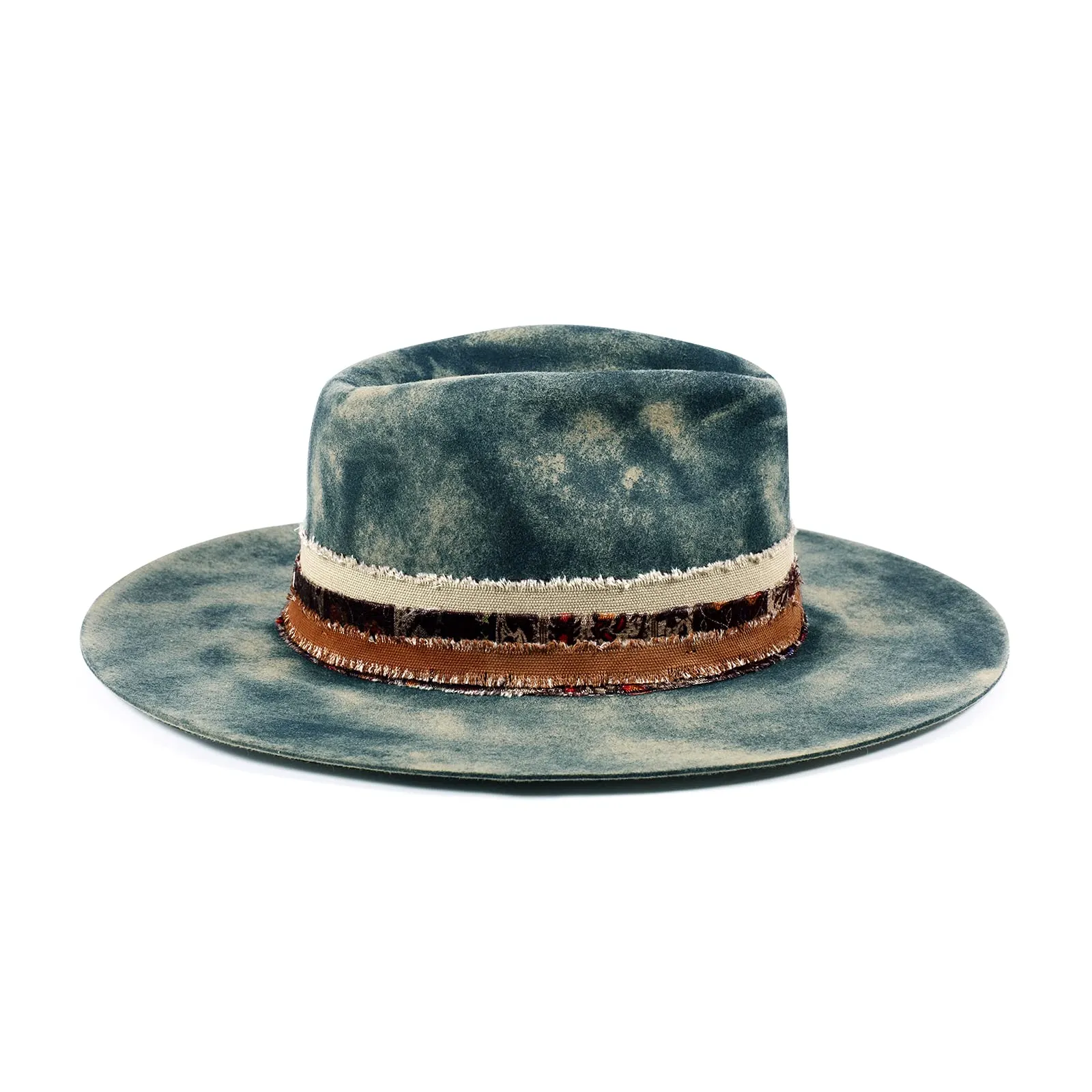 Nebula - Distressed Classic Fedora Wool Felt Hat